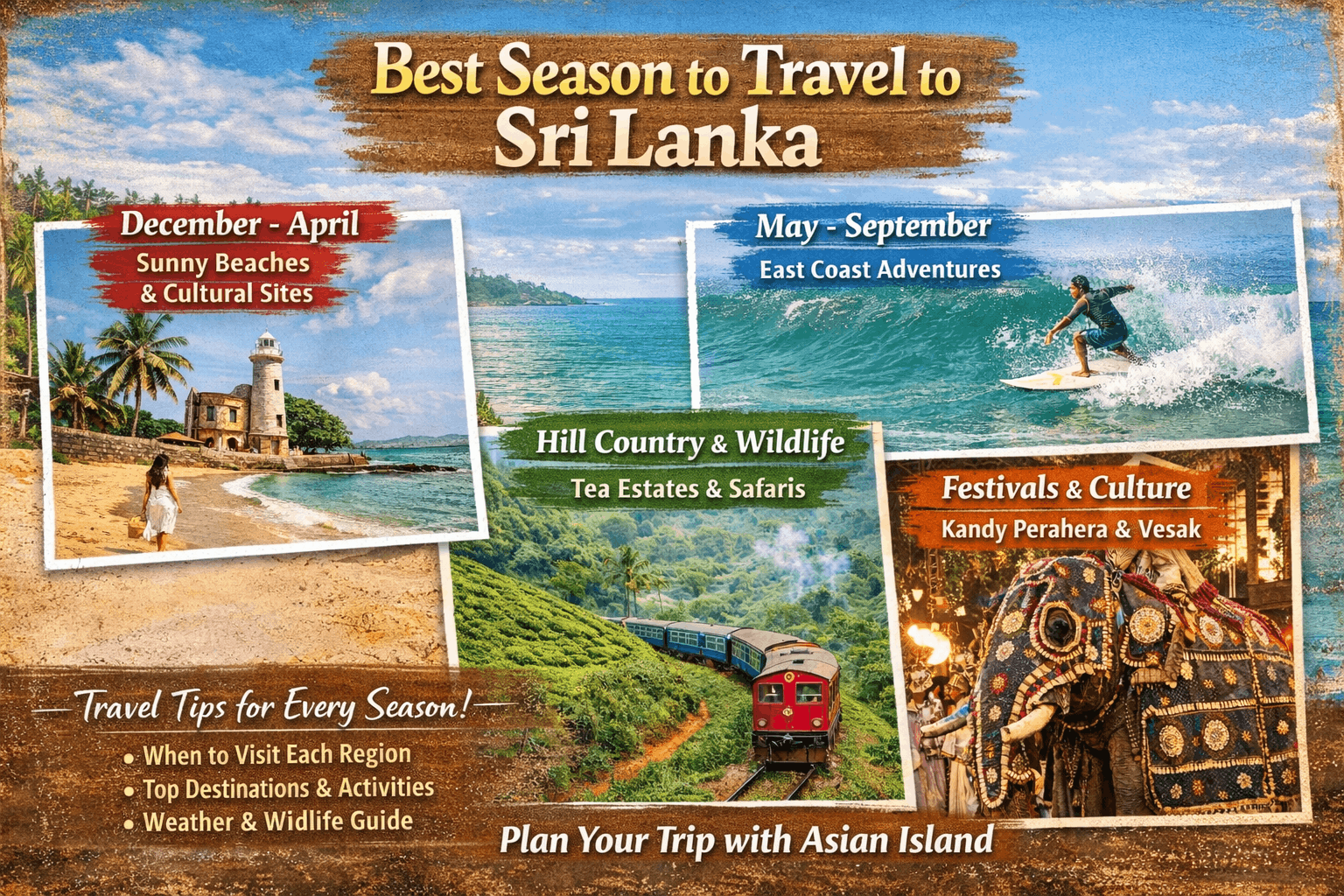 Best Seasons to Travel to Sri Lanka – A Complete Month by Month Guide
